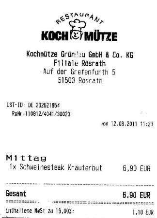 kaeo Hffner Kochmtze Restaurant